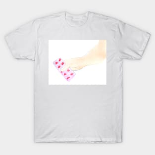 medicines, medicine, treatment, medical, health, pharmacy, watercolor, illustration, trend, trendy, sketch, hand drawn T-Shirt